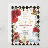 Alice im Wunderland Sip & See Mad Tee Party Rose