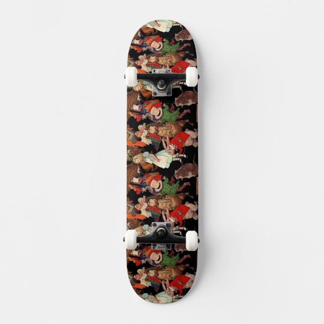 Alice im Wunderland Skateboard (Vorderseite)