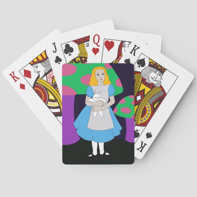 Alice im Wunderland Spielkarten (Rückseite)