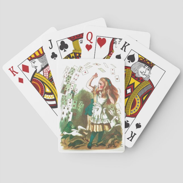 Alice im Wunderland Spielkarten (Rückseite)