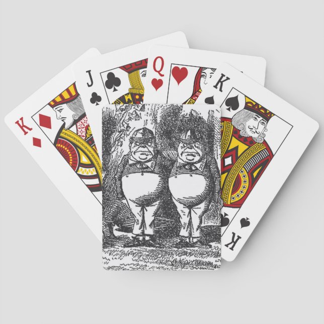 Alice im Wunderland Spielkarten (Rückseite)