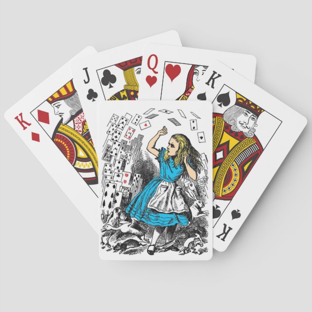 Alice im Wunderland Spielkarten (Rückseite)
