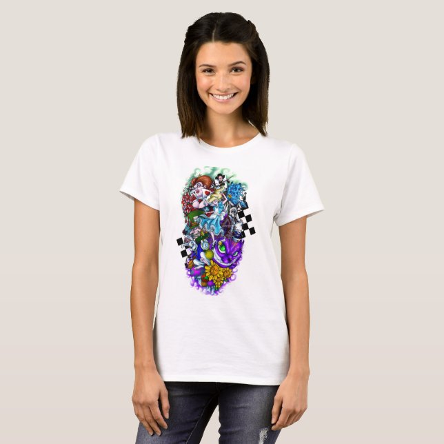 Alice im Wunderland T-Shirt (Vorne ganz)