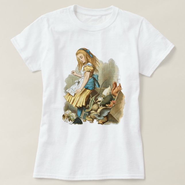 Alice im Wunderland T - Shirt (Design vorne)