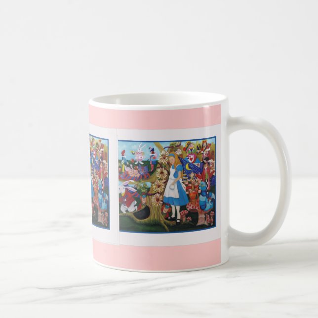 Alice im Wunderland-Tasse Kaffeetasse (Rechts)