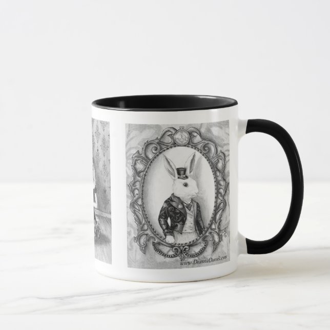 Alice im Wunderland-Tassen-wütender Tasse (Rechts)