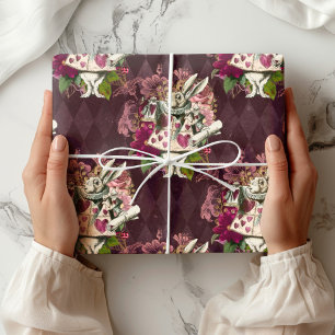 Alice im Wunderland Teatime-Geschenkpapier Geschenkpapier