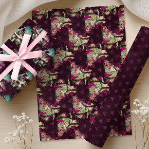 Alice im Wunderland Tee Time Wrapping Paper Sheets Geschenkpapier Set