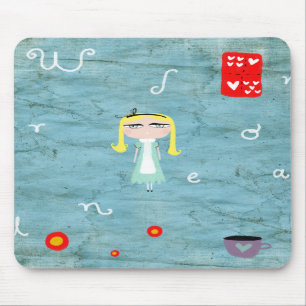 Alice im Wunderland Teetasse Mousepad