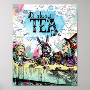 Alice im Wunderland - Teezeit Poster