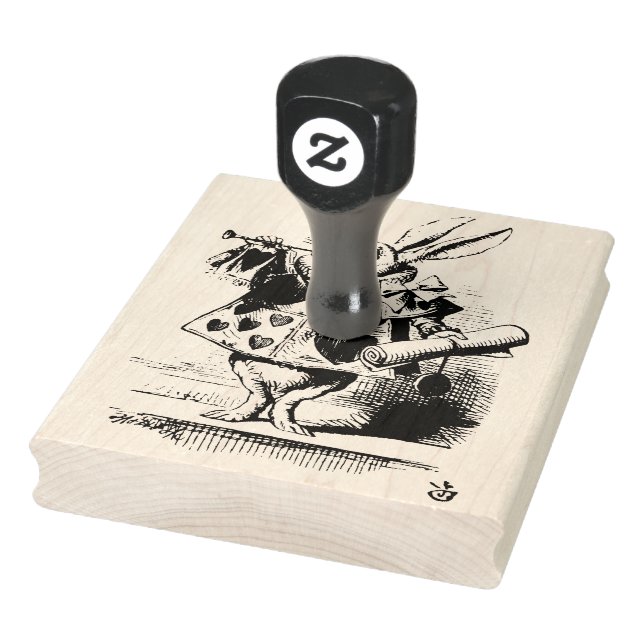Alice im Wunderland Tenniel Gummistempel (Stempel)