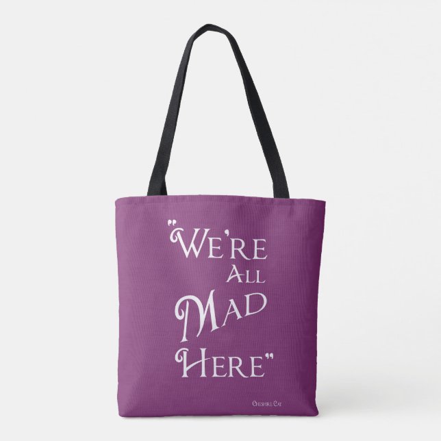Alice im Wunderland Tote Tasche - Mad (Rückseite)
