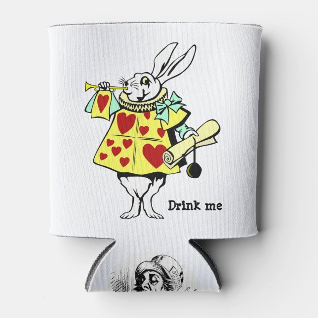 Alice im Wunderland "Trink mich" Dosenkühler (Vorderseite)