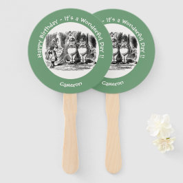 Alice im Wunderland Tweedledum & Tweedledeh Party Fächer