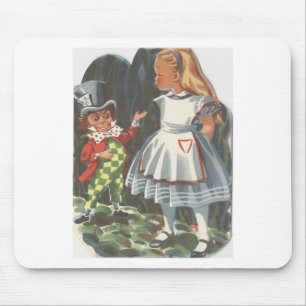 Alice im Wunderland und das Mad Hatter Mousepad