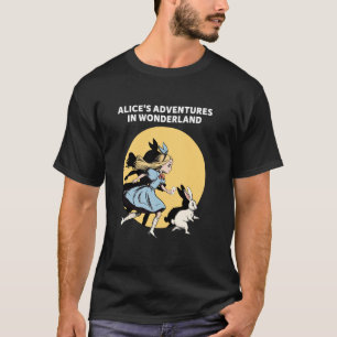 Alice im Wunderland und der weiße Hase in der Sp T-Shirt
