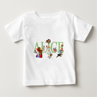 ALICE IM WUNDERLAND UND FREUNDE BABY T-SHIRT