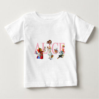 Alice im Wunderland und Freunde Baby T-shirt