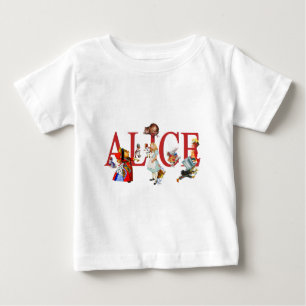 ALICE IM WUNDERLAND UND FREUNDE BABY T-SHIRT