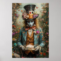 Alice im Wunderland Verrückter Hutmacher mit Teeka