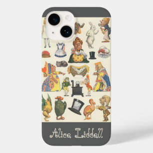 Alice im Wunderland, Vintage Viktorianische Papier Case-Mate iPhone Hülle