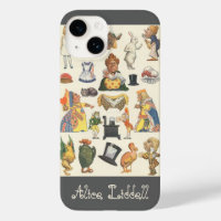 Alice im Wunderland, Vintage Viktorianische Papier