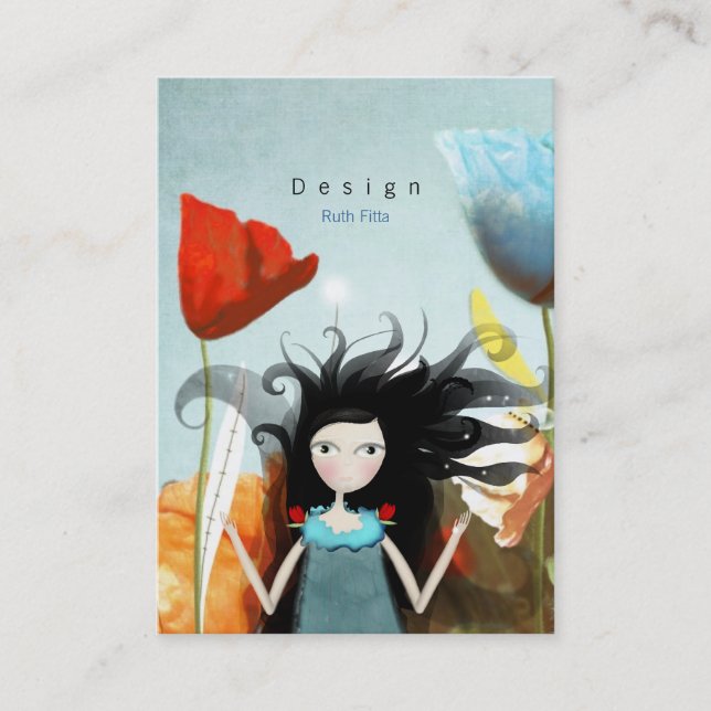 Alice im Wunderland-Visitenkarten Visitenkarte (Vorderseite)