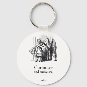 Alice im Wunderland von Kuriouser und Kuriouser Schlüsselanhänger