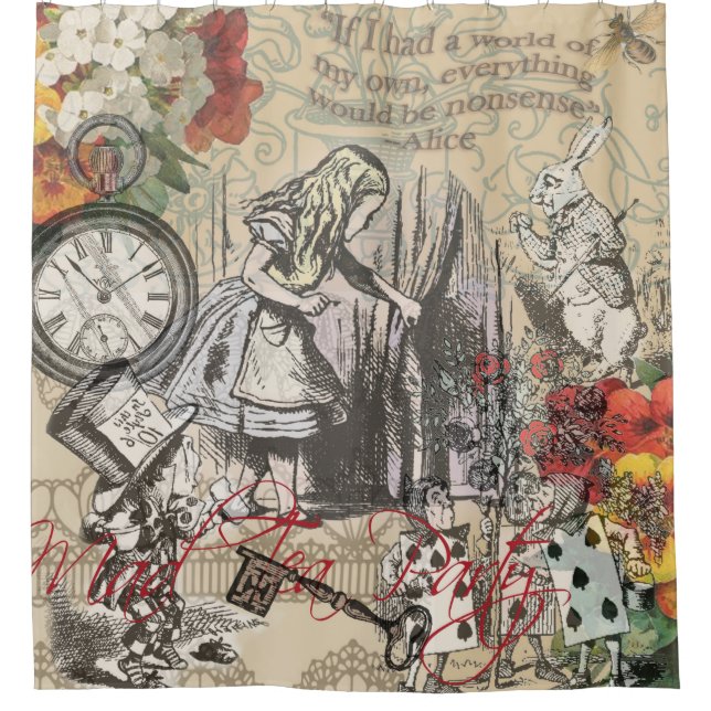 Alice im Wunderland Vorhang Classic Art (Vorderseite)