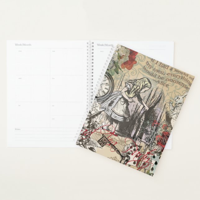 Alice im Wunderland Vorhang Classic Art Planer (Anzeige)