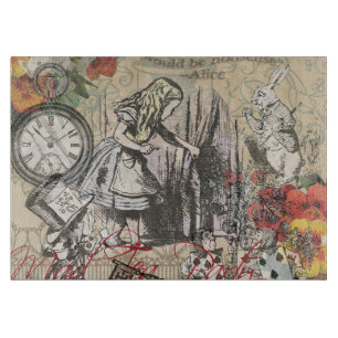 Alice im Wunderland Vorhang Classic Art Schneidebrett