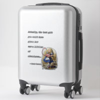 Alice im Wunderland W/Flamingo Adventure Quote