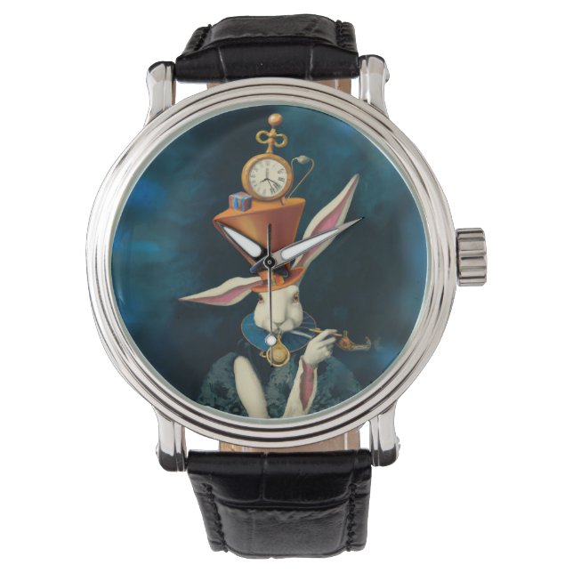 Alice im Wunderland, Weiße Kaninchen eWatch Armbanduhr (Vorderseite)