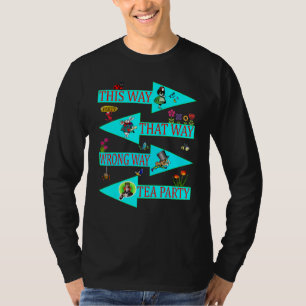 Alice im Wunderland Weiße Kaninchen Männer Frauen  T-Shirt