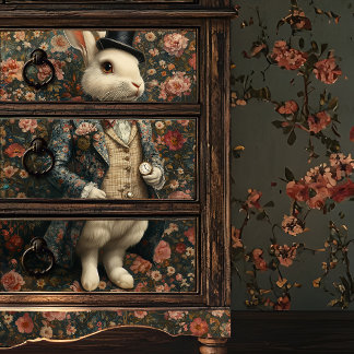 Alice im Wunderland Weißes Kaninchen Seidenpapier