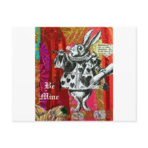 Alice im Wunderland Weißes Kaninchen Valentine