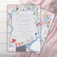 Alice im Wunderland Whimsical Fantasy Baby Dusche