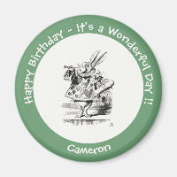 Alice im Wunderland White Rabbit Herald Birthday