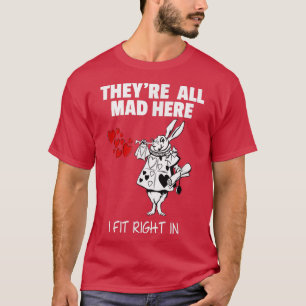 ALICE IM WUNDERLAND WHITE RABBIT SHIRT 