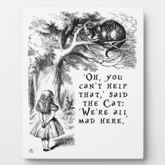 Alice im Wunderland - Wir sind alle wütend hier Fotoplatte