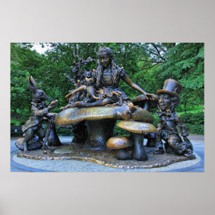 Alice im Wunderland - Zentralpark NYC Poster