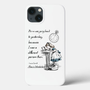 Alice im Wunderland Zitate iPhone 13 Hülle