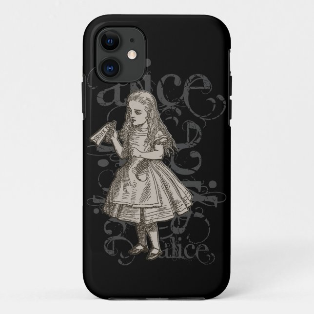 Alice im WunderlandGrunge Case-Mate iPhone Hülle (Rückseite)
