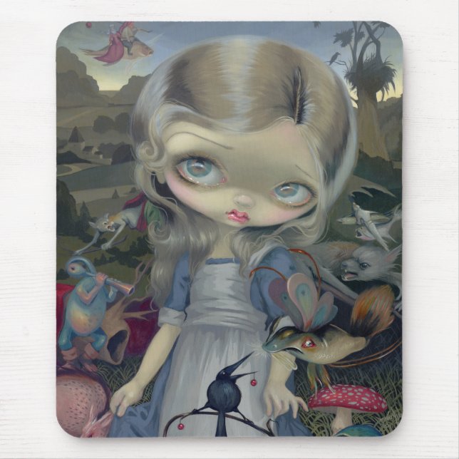 "Alice in einem Bosch Wonderland" Mousepad (Vorne)