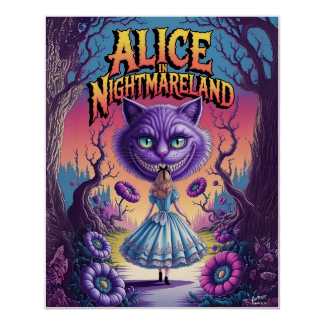 Alice in Nightmareland Dark Fantasy Poster (Vorderseite)