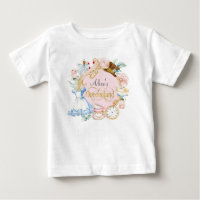 Alice in Onederland, Mädchen 1. Geburtstag Baby T-