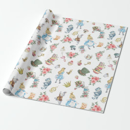Alice in Onederland - Themed Wrapping Paper Geschenkpapier