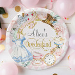 Alice in Onederland verrückter Hassentee Party Geb Pappteller<br><div class="desc">Alice in Onederland,  wahnsinniger Hasser Tee Party Geburtstag</div>