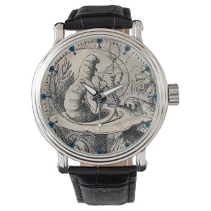 Alice (in Wonderland) Illustriertes Theme Watch Armbanduhr