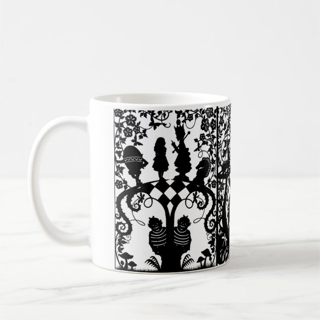 Alice in Wonderland Kaffeetasse (Links)